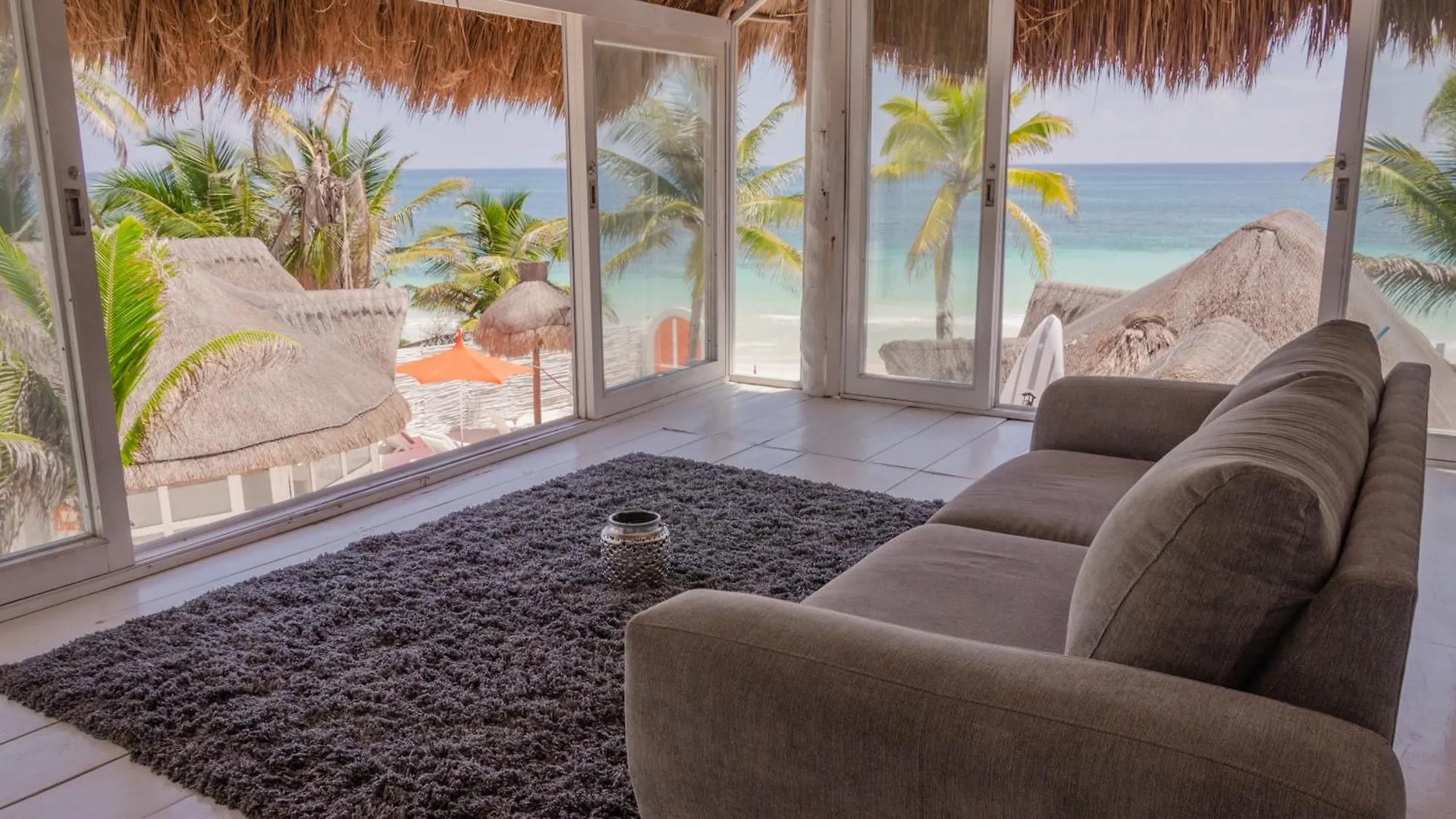 12Br Beachfront Private Villa With Infinity Pool By Solmar Rentals Tulum